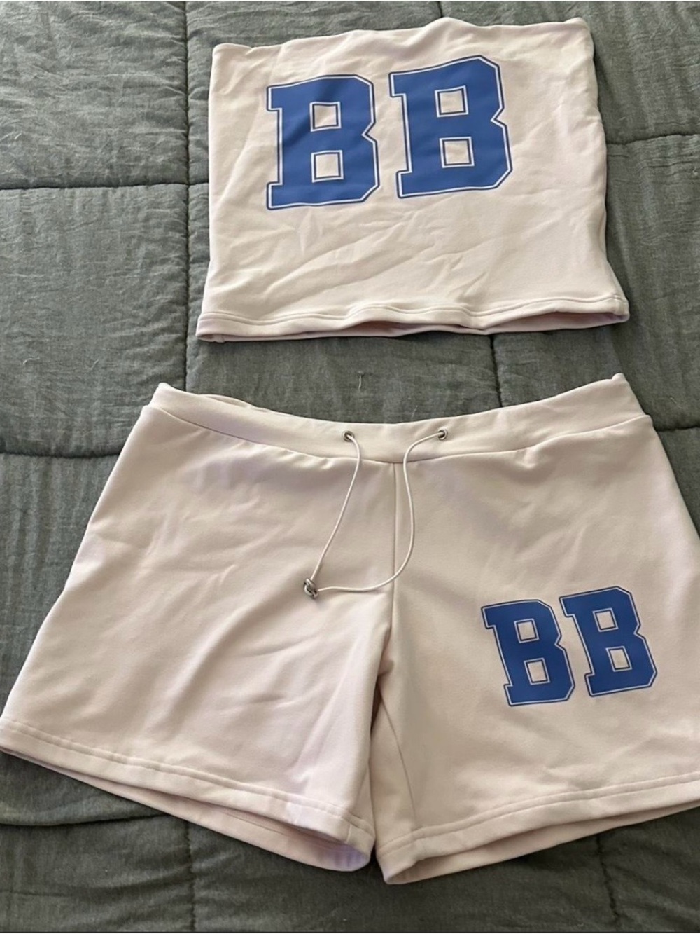 BB Cream Women's Strapless Tube Top & Shorts Set